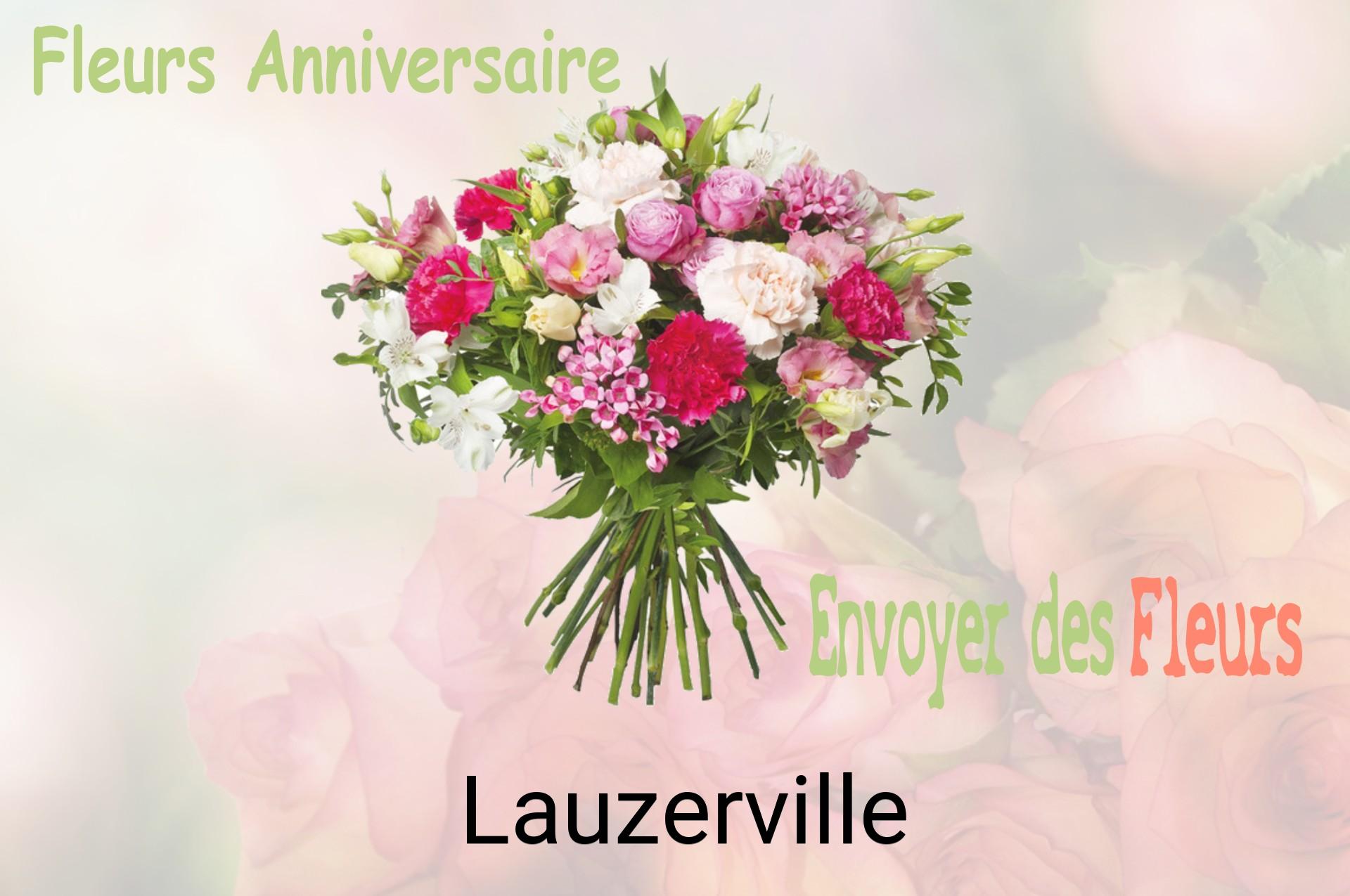 Bouquet de fleurs d’anniversaire livré à Lauzerville