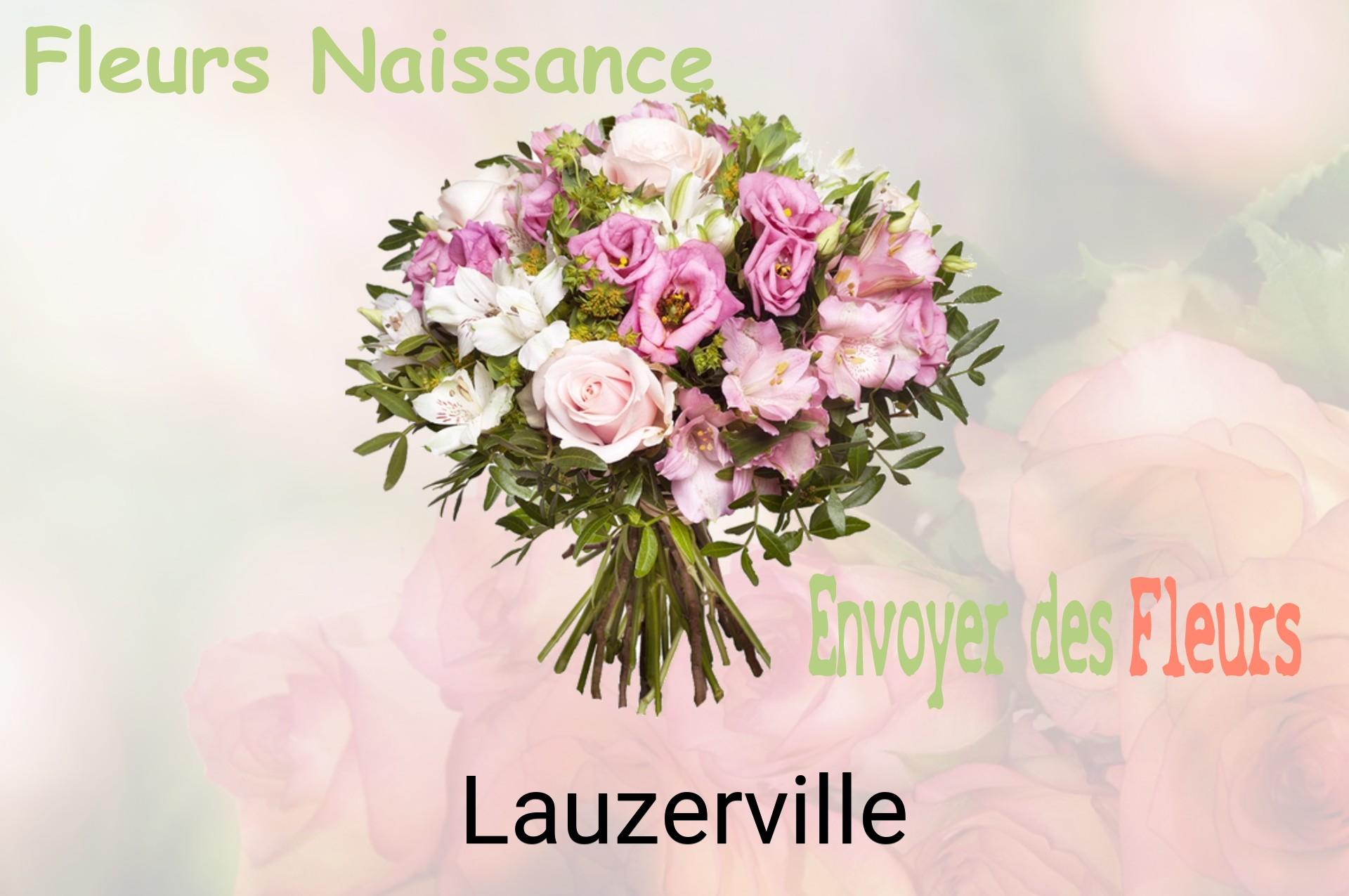 Bouquet de fleurs de naissance livré à Lauzerville